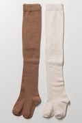 2 Pack Tights Natural