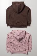 2 Pack Meowdy Tracktops Brown And Pink (2)