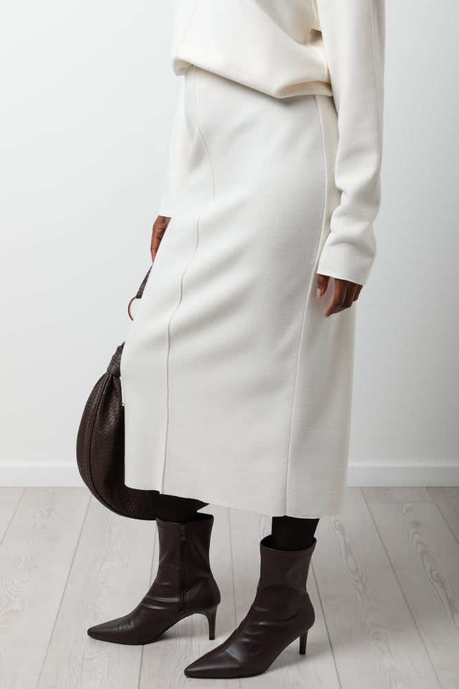 Column Skirt White