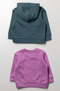 2 Pack Tracktops Teal And Pink (2)
