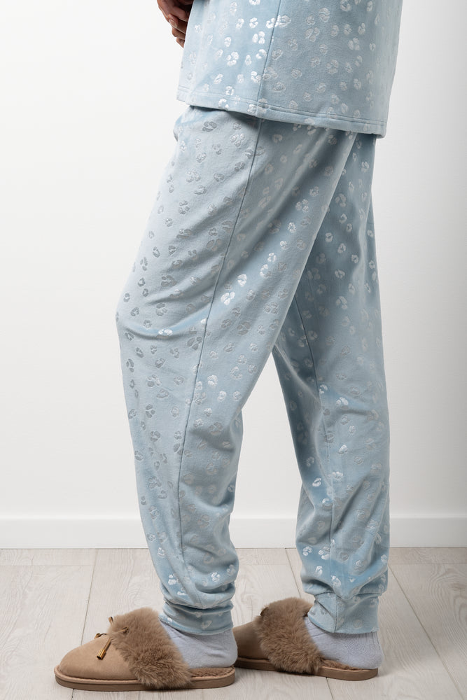 Animal Foil Pyjamas Light Blue (4)