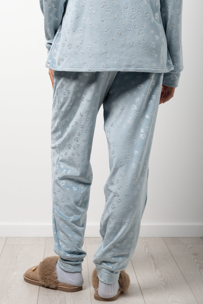 Animal Foil Pyjamas Light Blue (5)