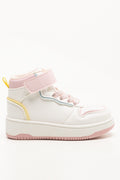 Court High Top Sneakers White