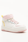 Court High Top Sneakers White (1)