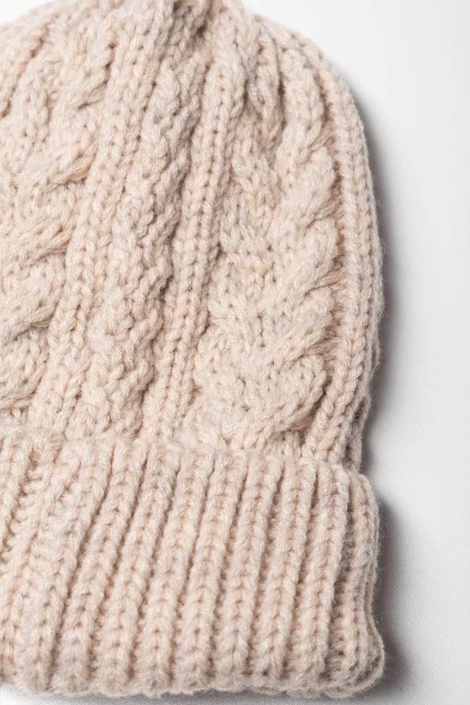 Chunky Beanie Natural (1)