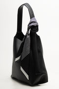 Belted Tote Bag Black (1)