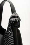 Belted Tote Bag Black (3)