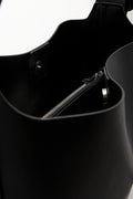 Belted Tote Bag Black (4)