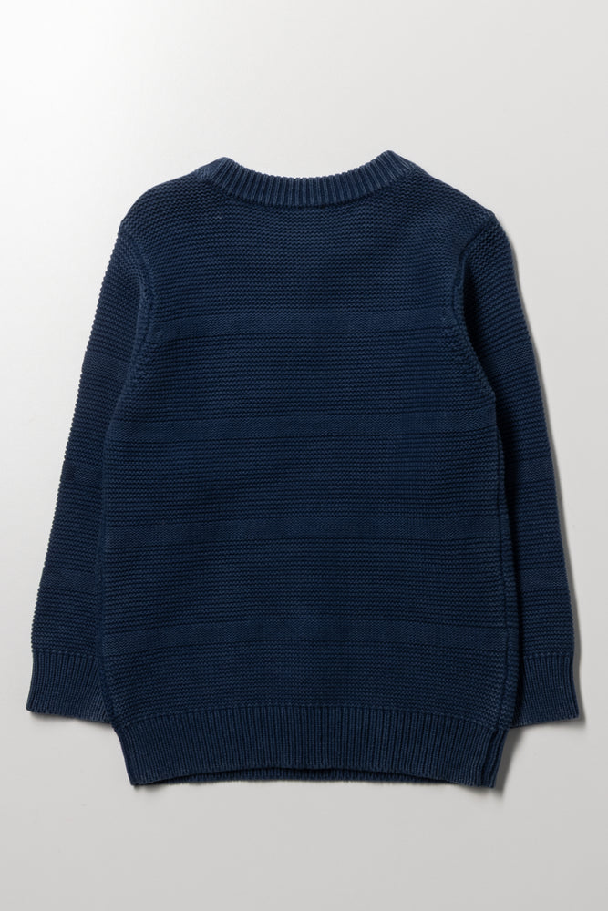 Knit Jumper Navy (2)