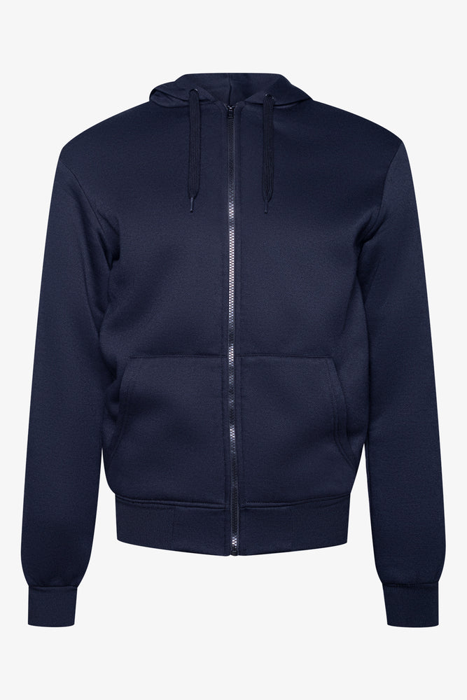 Sherpa Zip Through Hoodie Black | Tops & T-Shirts | Ackermans