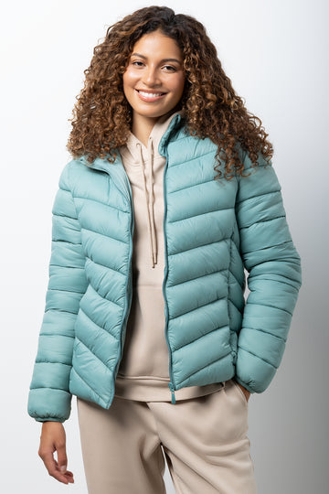 Puffer Jacket Aqua