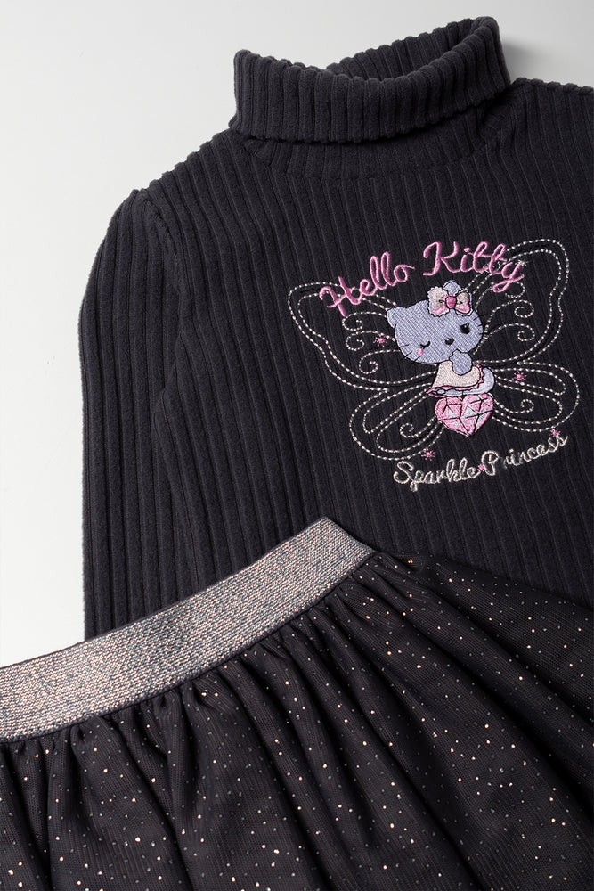 Hello Kitty Butterfly Wings Set Dark Grey (1)