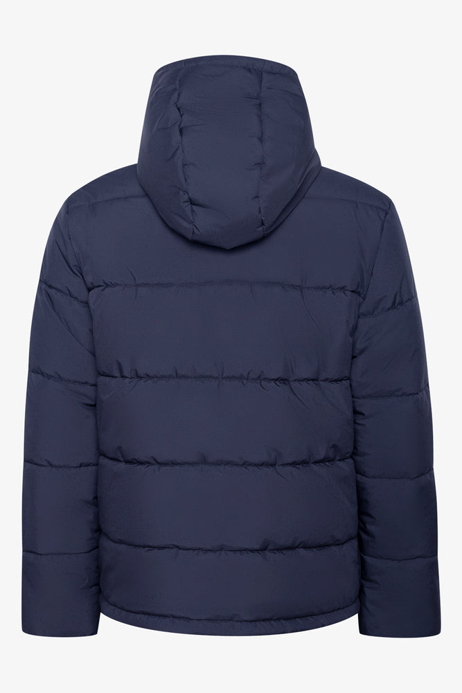Hooded Puffer Jacket Black