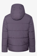 Hooded Puffer Jacket Chocolate (1)