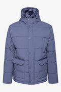 Hooded Puffer Jacket Charcoal