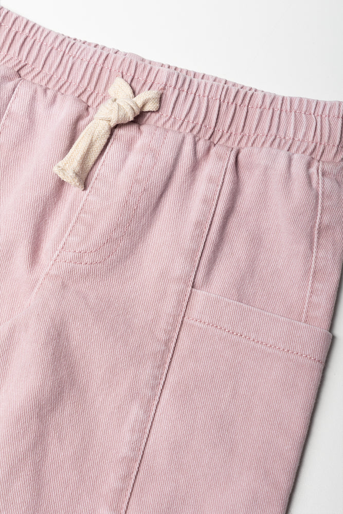 Panelled Cargo Pants Pink (1)
