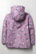 Floral Parka Jacket Lilac (2)