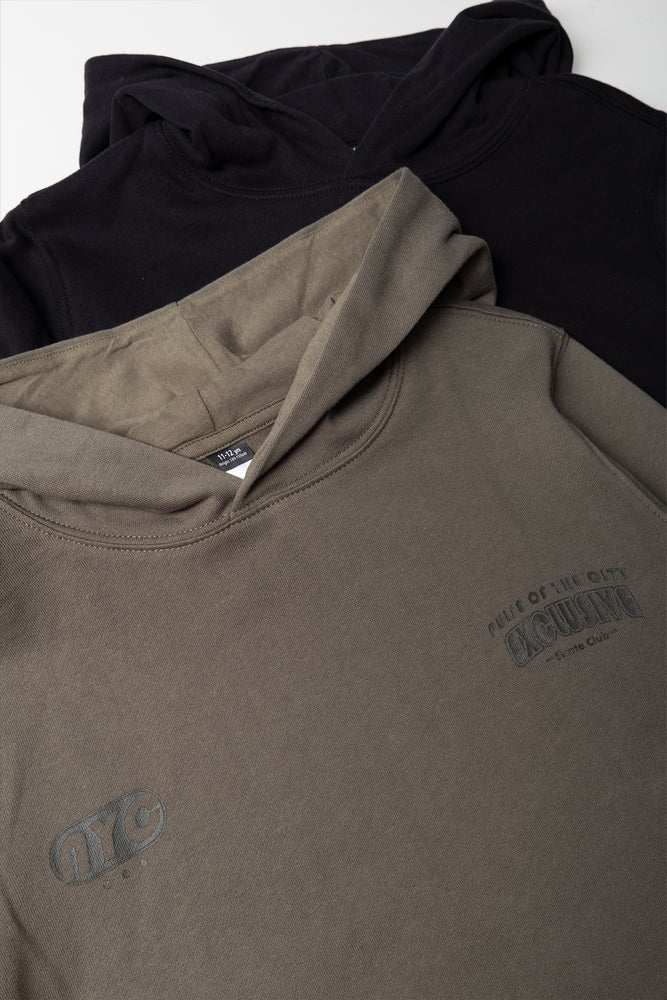 2 Pack Hoodies Black And Light Brown
