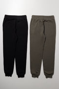 2 Pack Trackpants Black And Light Brown (2)