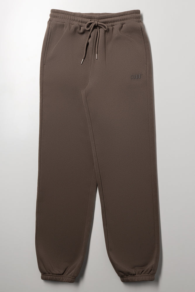 Cuffed Jogger Pants Brown