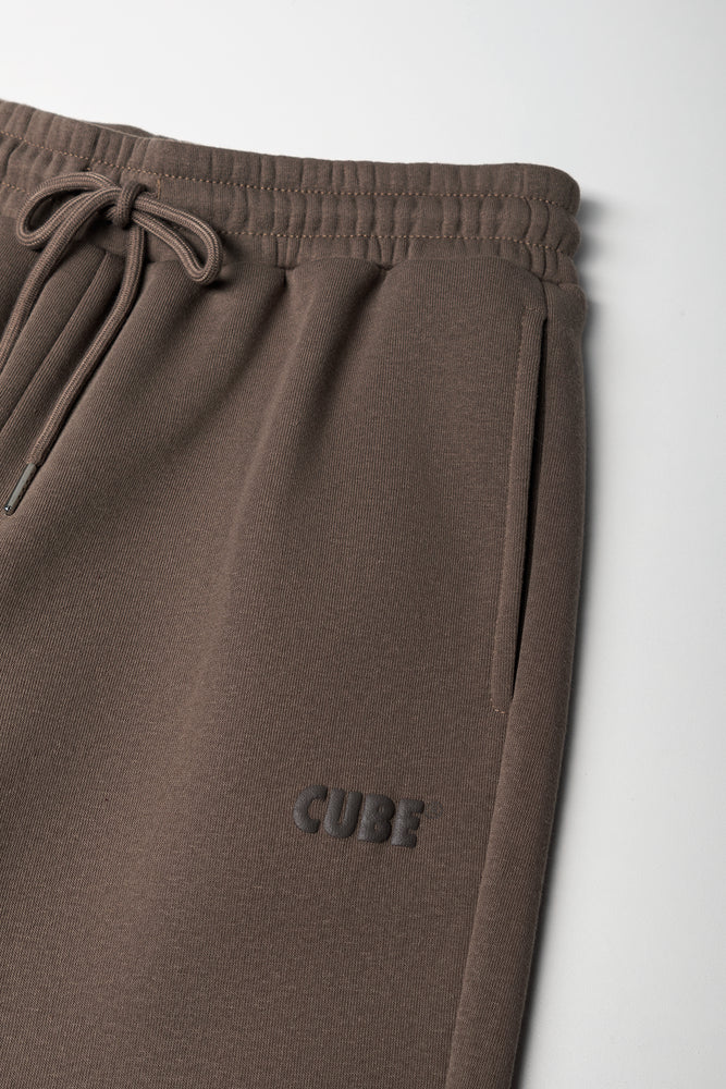 Cuffed Jogger Pants Brown (1)
