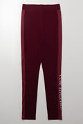 Panel Leggings Burgundy