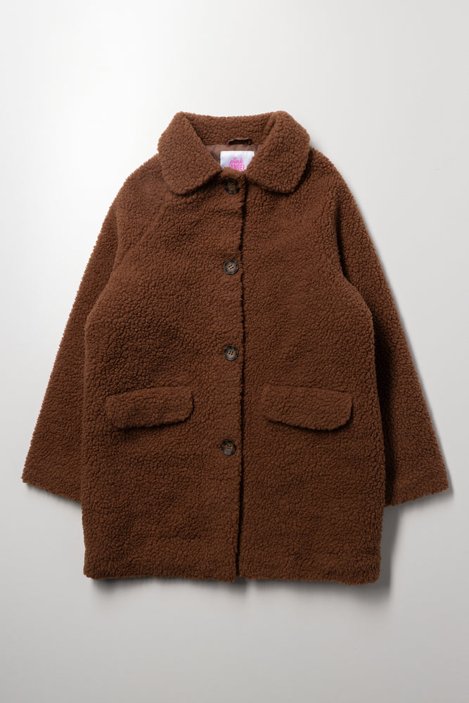 Teddy Coat Brown
