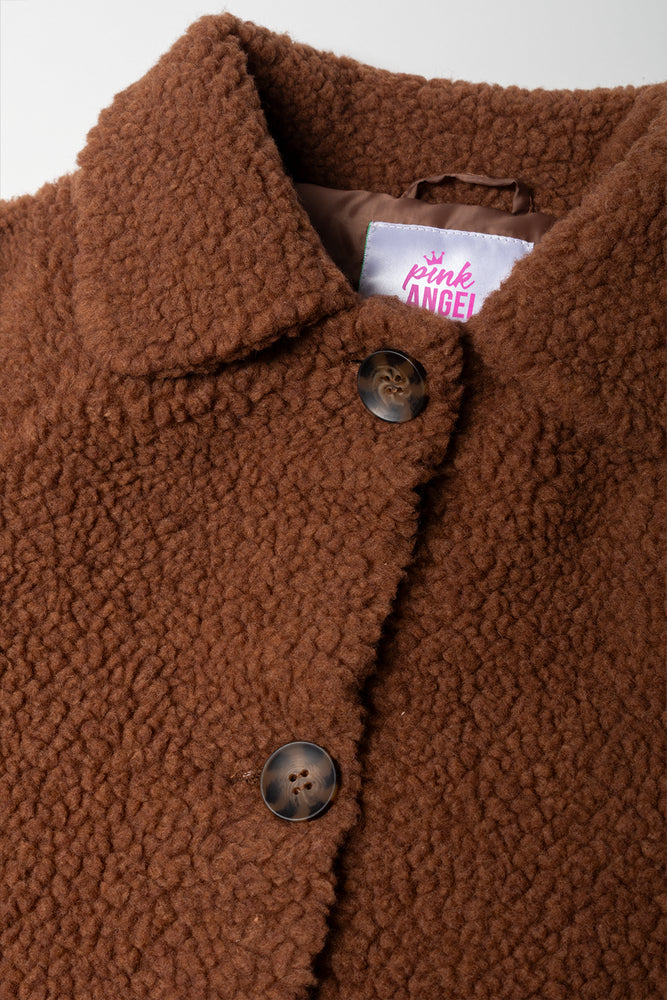 ジャケット・アウター Acka teddy loop coat size1 Teddy Coat Brown | Jackets & Knitwear | Ackermans