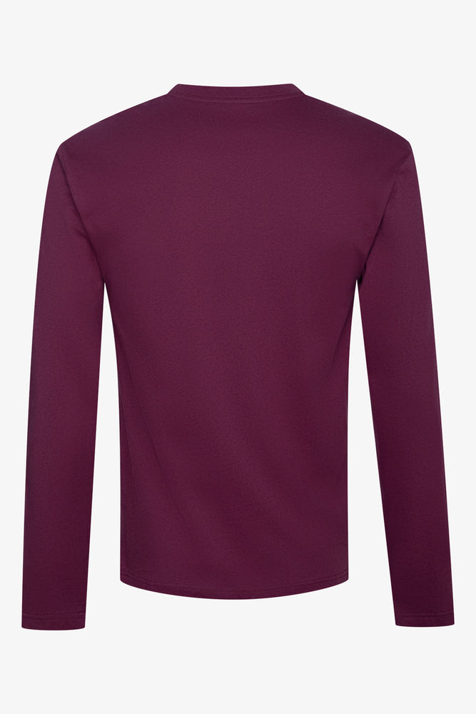 Long Sleeve T-Shirt Burgundy (1)