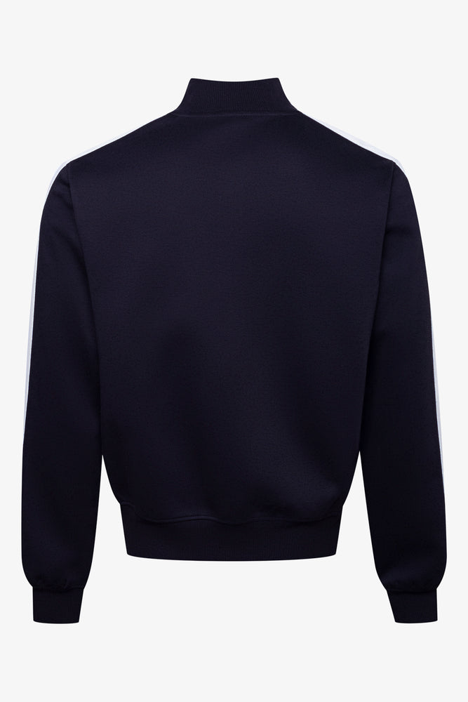 Zip Through Cowl Neck Tracktop Black