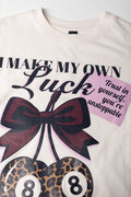 Long Sleeve T-Shirt with Bow Print (1)