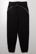 Piped Trackpants Black (2)