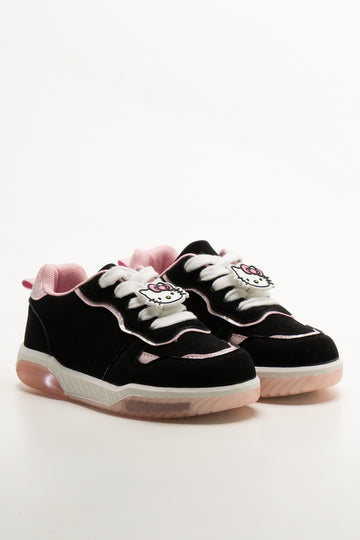 Hello Kitty Light Up Sneakers Black