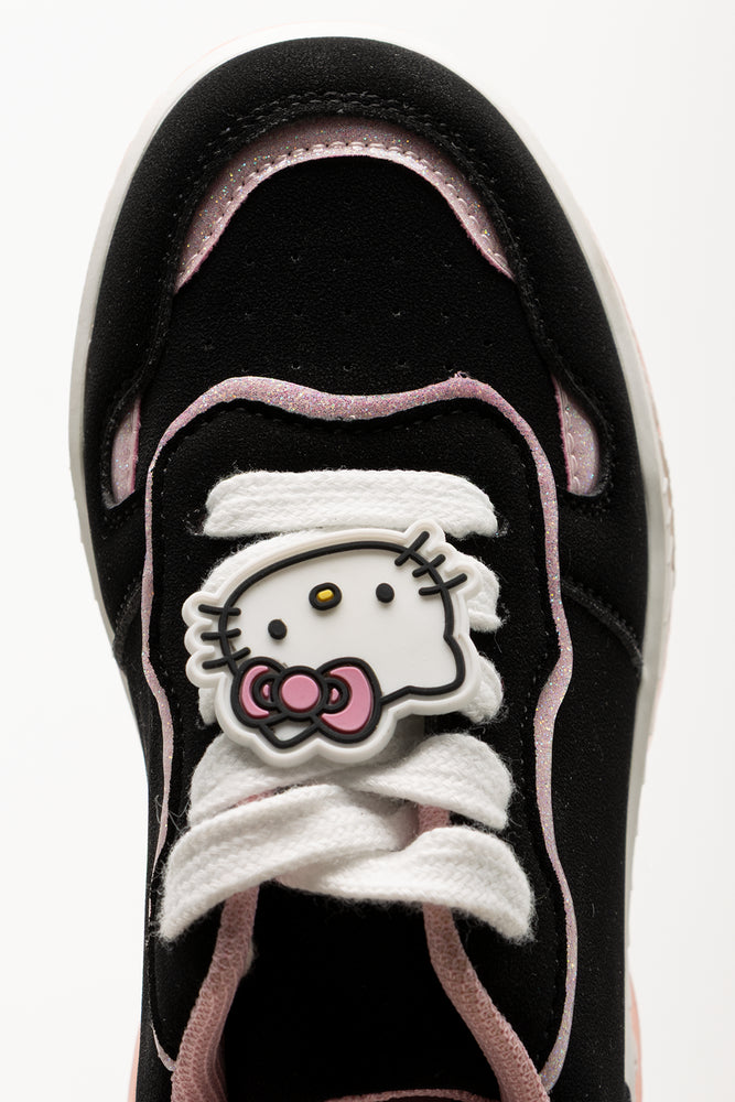 Hello Kitty Light Up Sneakers Black (4)