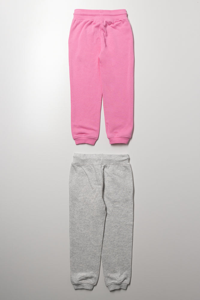 2 Pack Trackpants Pink And Grey