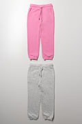 2 Pack Trackpants Pink And Grey (2)