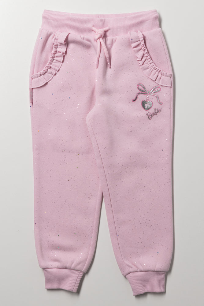 Barbie Glitter Trackpants Pink