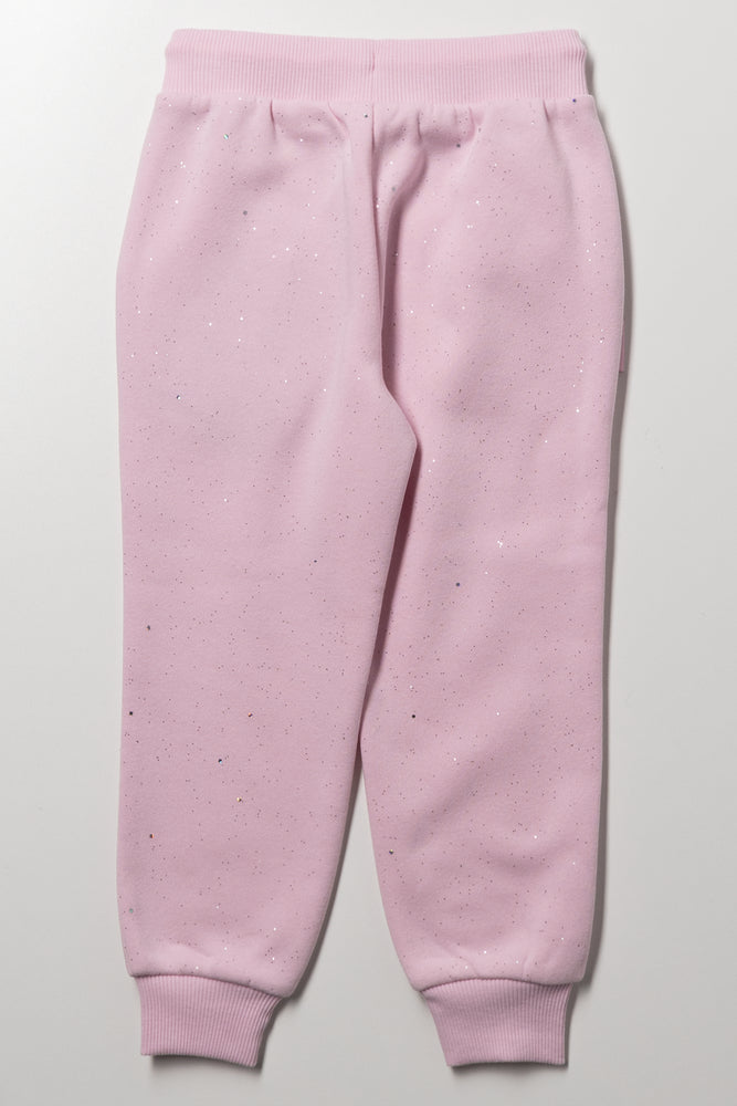 Barbie Glitter Trackpants Pink (2)