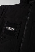 Cube Society Hooded Puffer Jacket Black (1)
