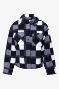 Check Shacket Black And White
