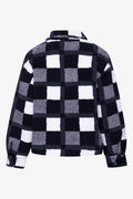 Check Shacket Black And White (1)