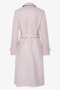 Double Breasted Melton Coat Natural (1)