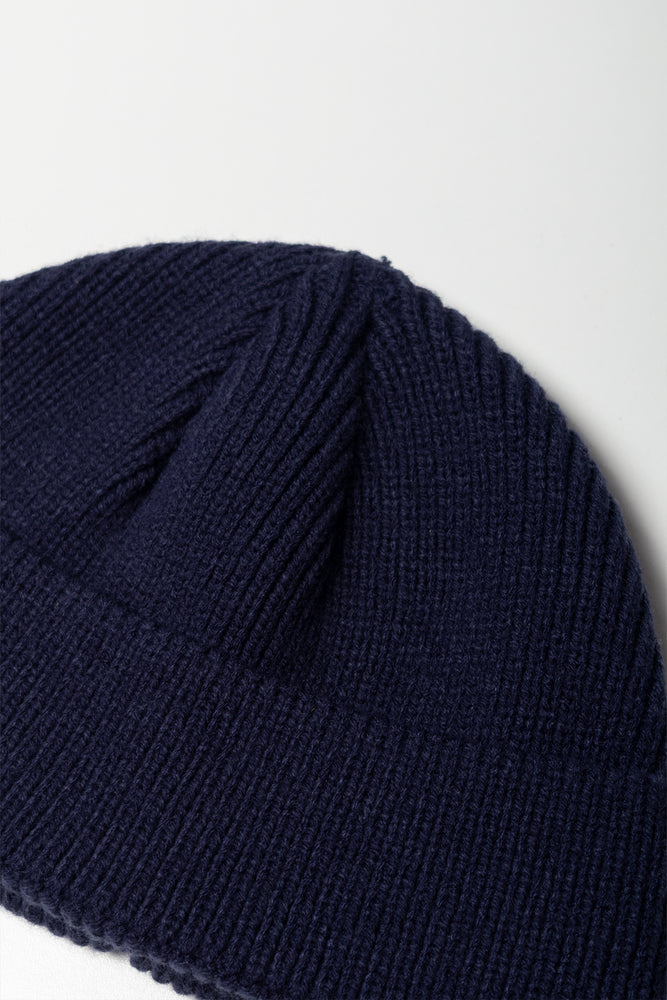 Rib Beanie Navy (1)