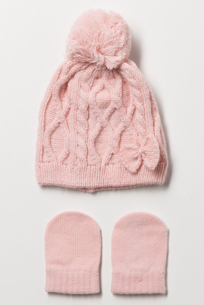 Hat Set Pink