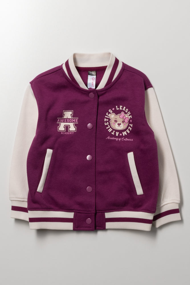 Baseball Tracktop Plum