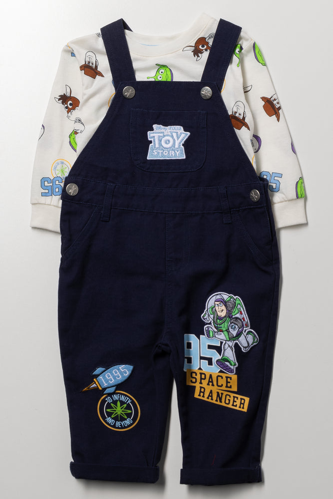 Toy Story Dungaree Set Navy
