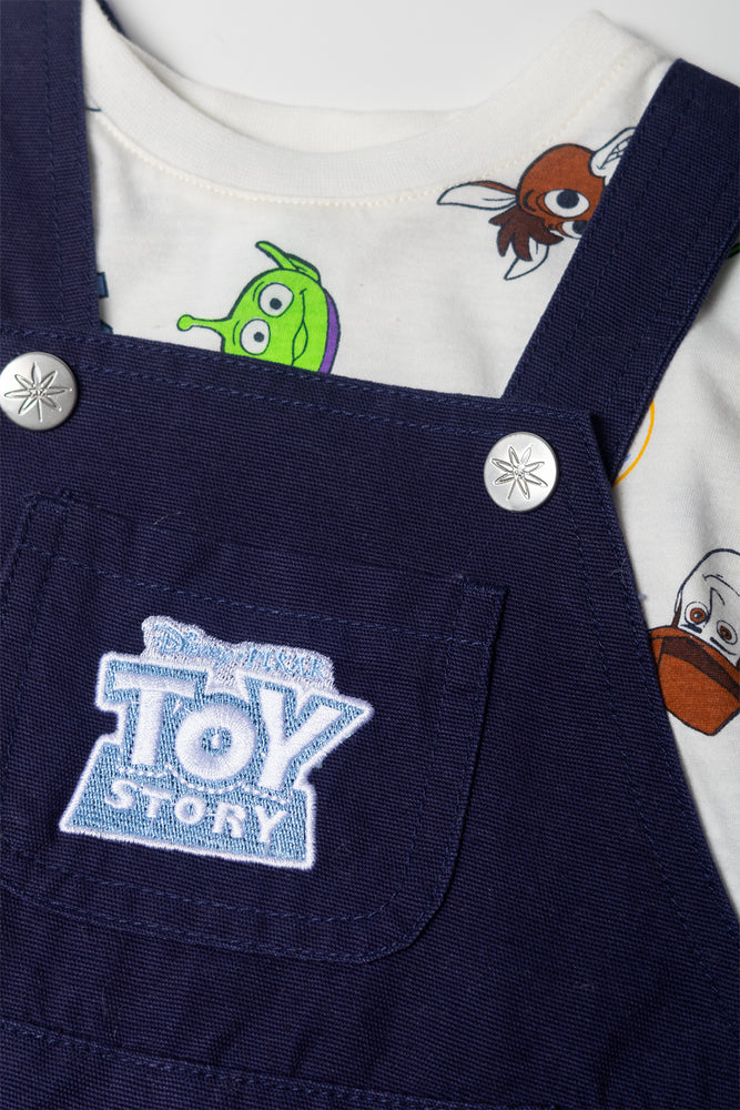Toy Story Dungaree Set Navy (1)