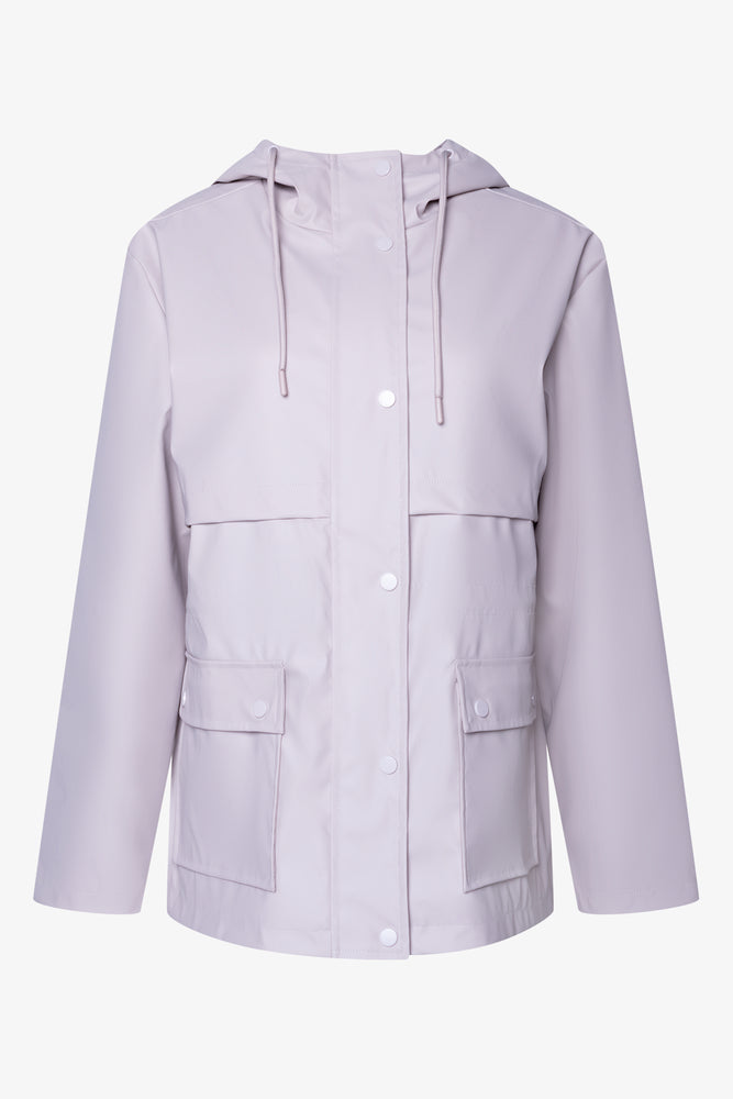 Coated Parka Jacket Natural