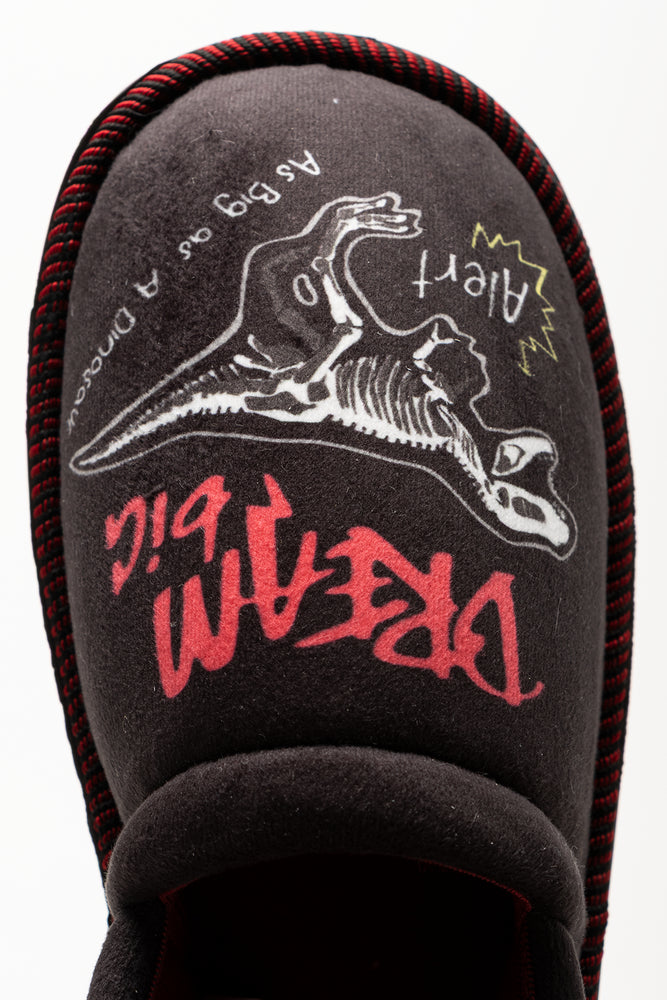 Dino Slippers Black (4)