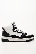 Black & White Hightop Sneakers (1)